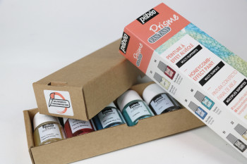Kit Fantasy prisma, pintura con efecto panal de abeja, 6x20ml - Imagen 4