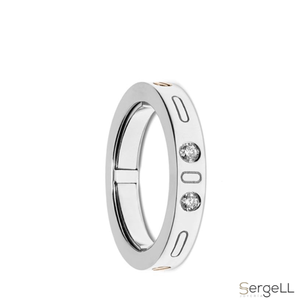 Anillo hombre de oro 18k de diseño lujo Baraka - Imagen 3