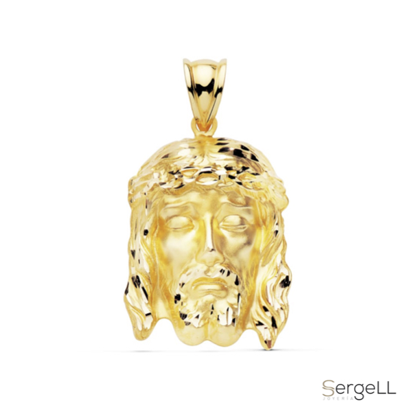 Colgante Cristo de la buena muerte hombre Oro 18k