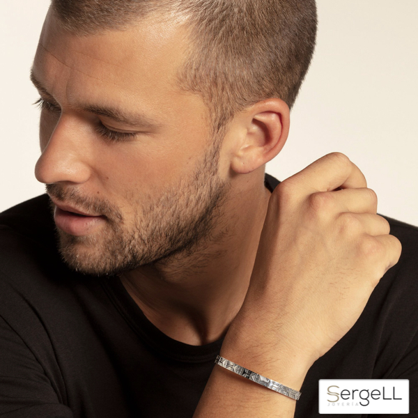 Pulsera hombre plata 925 rígida Etno Thomas Sabo - Imagen 2